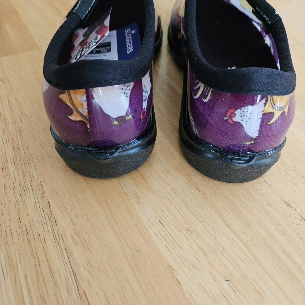 Sloggers Rain & Garden Shoes - Chicken Purple - size 10 - NWT - Picture 10 of 10